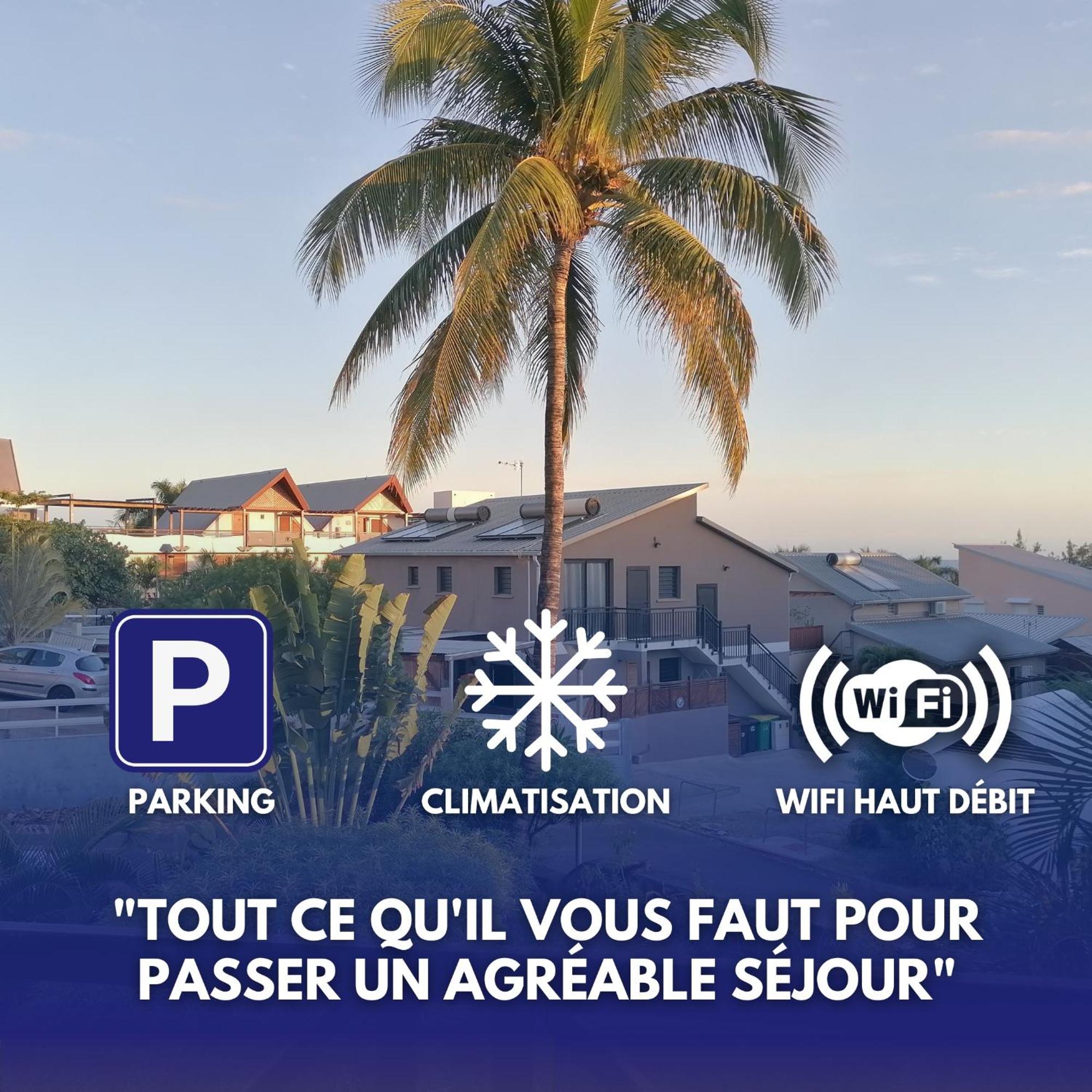 Le Tamarin Bleu - Studio A 300 M De La Plage La Saline Le Bains Eksteriør bilde